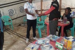 Scholastic material support to all school aged children at dabat IDP site
